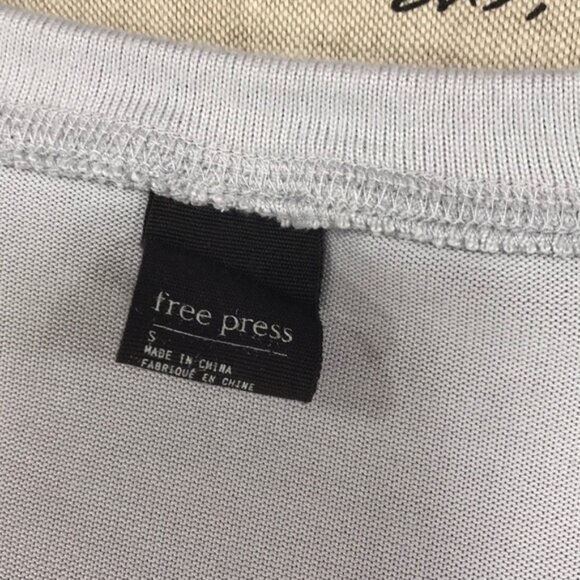 Free Press Grey Llama Lounge Top - Picture 4 of 5